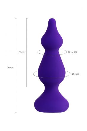 Фиолетовая анальная втулка ToDo Sholt