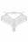 Белые кружевные эротические трусики Agnes размер 50-52