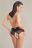 Эротические трусики Waname Liberty с высокой посадкой чёрные размер 42-44