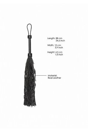Плеть Leather Suede Barbed Wired Flogger