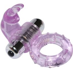Фиолетовое виброкольцо 7 Speed Rabbit Cock Ring