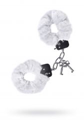 Белые меховые наручники Штучки-дрючки