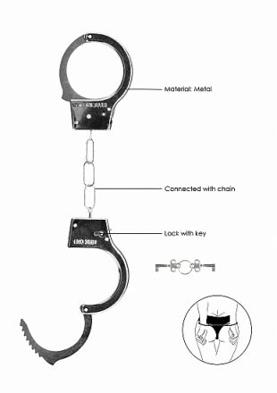 Наручники Beginner&#039;s Handcuffs Metal