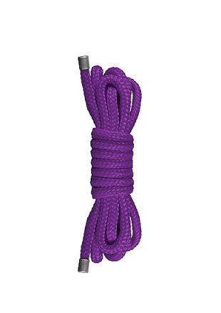 Веревка для бондажа Japanese Mini Rope Purple 1,5 метра