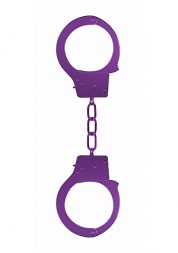 Металлические наручники Beginner's Handcuffs Purple