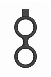 Двойное кольцо E-Stimulation Cock Ring with Ballstrap