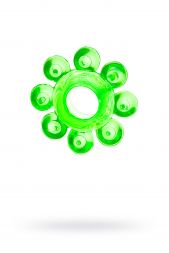 Зелёное эрекционное кольцо #818001